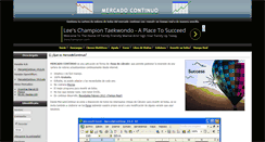 Desktop Screenshot of mercadocontinuo.eu